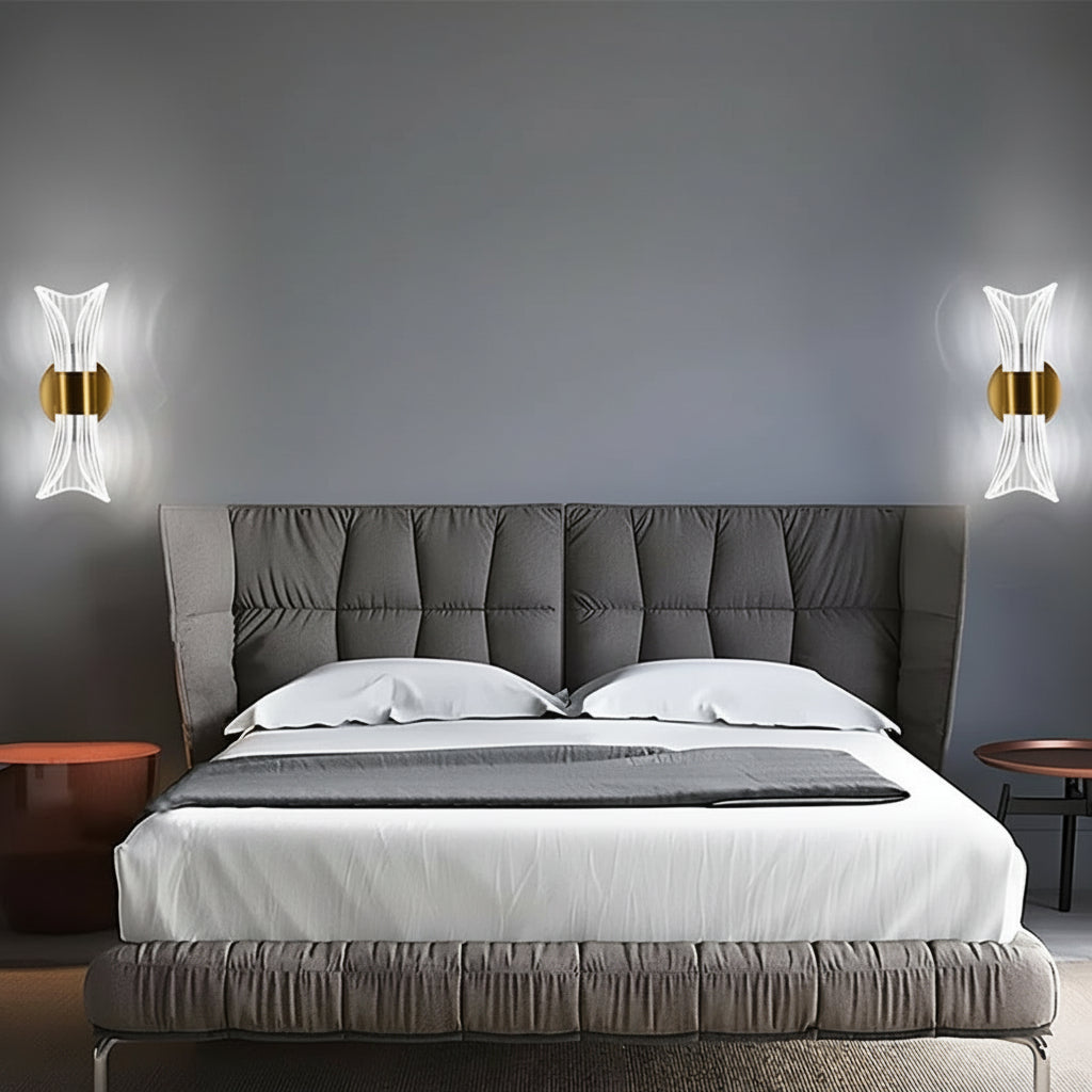 Freyza - LED Wall Sconce Trumpet Shape Up Down Acrylic Metal 10W 22cm / 9in 3-Color Dimmable
