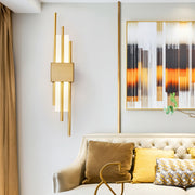 Freyza - Postmoderne Kupfer-Wandleuchte - Auf-/Abwärts LED Kunstdekor-Leuchte - 2-flammig/4-flammig - 3000K