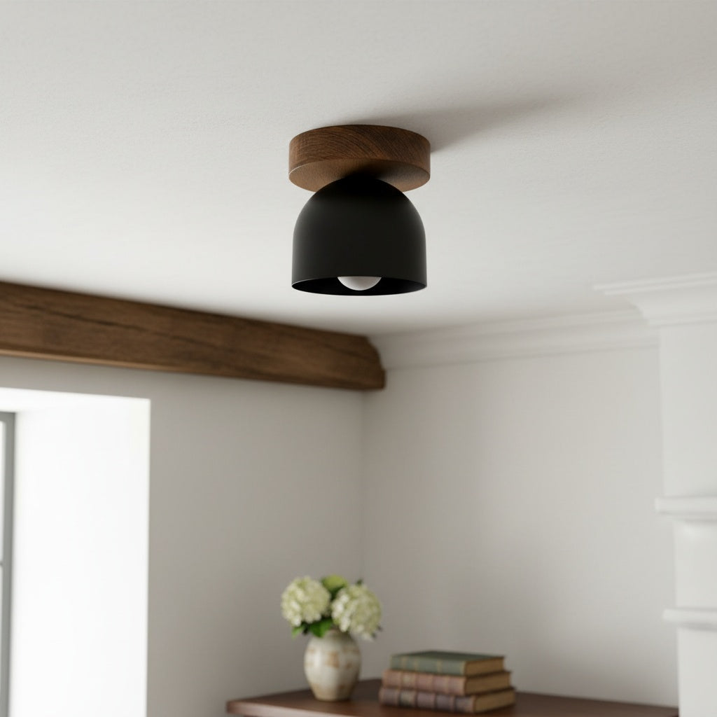 Freyza | Wood Ceiling Light – Bedroom Living Room