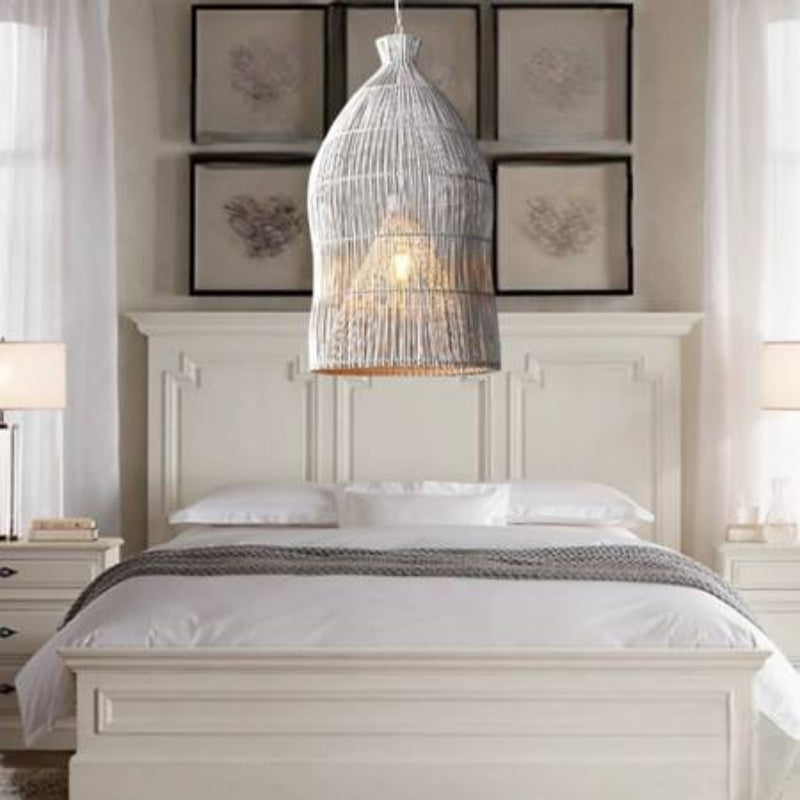 Freyza | Ritta Design Birdcage Rattan Pendant Light – Kitchen Dining Room