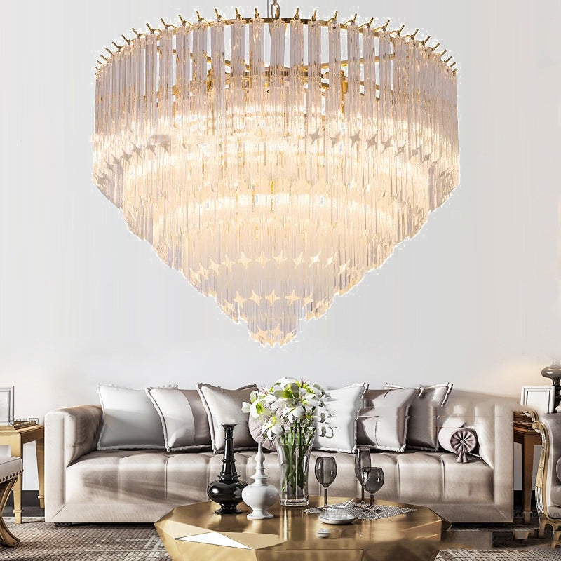 Freyza | Silva moderne luxuriöse Glas-Pendelleuchte – moderne Küche, Esszimmer