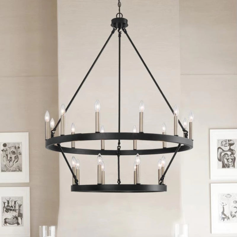 Freyza | Silva Modern Industrial Chandelier – Modern Dining Room Living Room