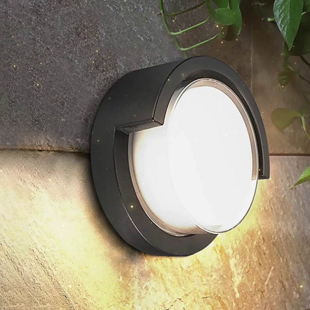 Freyza | Applique murale extérieure noire – Éclairage moderne pour jardin, porche et extérieur