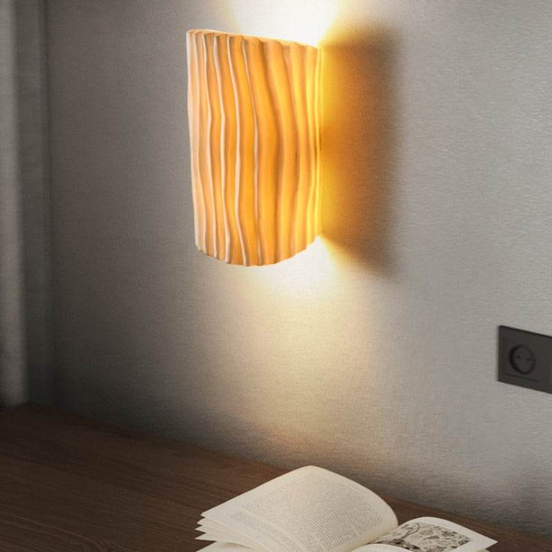 Freyza | Applique murale blanche d’intérieur – Chambre et salon rétro