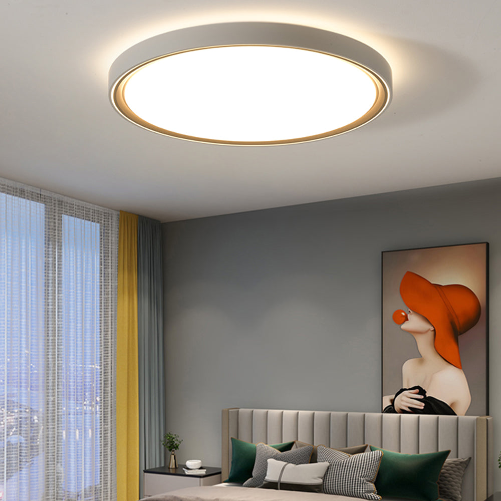 Freyza | Plafonnier doré discret – Chambre, couloir, cuisine minimalistes