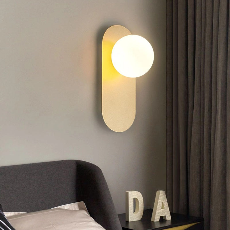 Freyza | Applique murale d’intérieur noir et or – Chambre et salon modernes