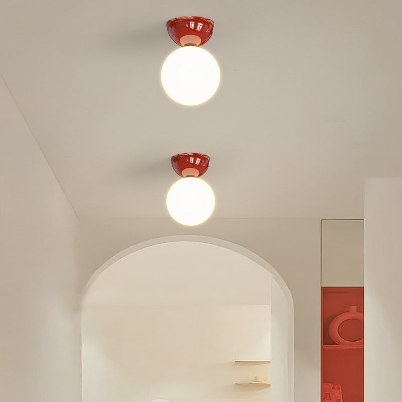 Freyza | Plafonnier affleurant en verre – Moderne pour chambre, couloir et cuisine