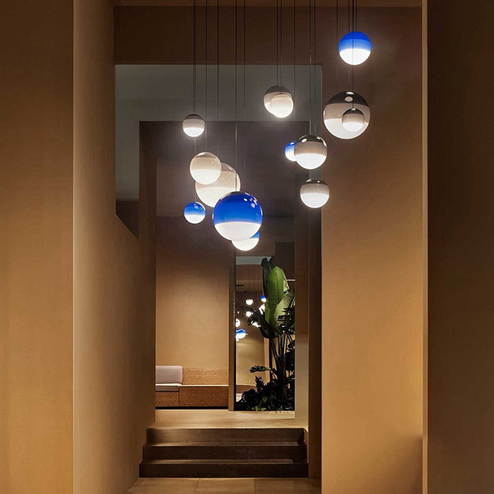 Freyza | Edith Colorful Glass Glass Pendant Light – Kitchen Dining Room