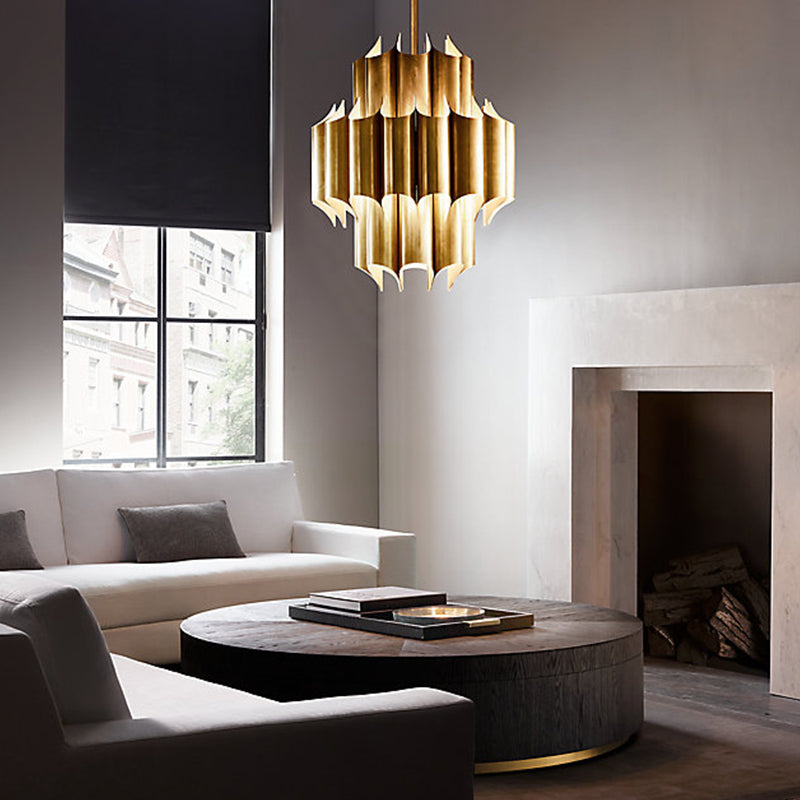 Freyza | Arisha Simple Retro Brass Pendant Light – Retro Kitchen Dining Room