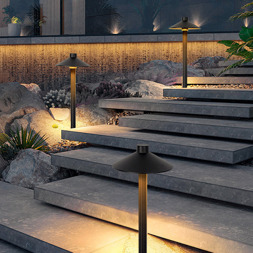 Freyza | Drex Contemporary Metal Black Outdoor Light – Contemporary Garden Exterior Patio
