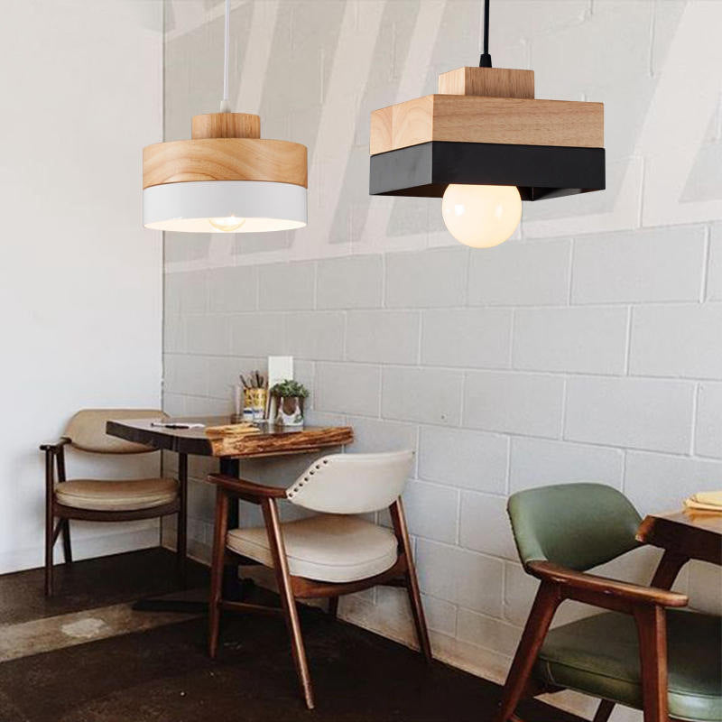Freyza | Suspension noire et blanche – Cuisine et salle à manger minimalistes