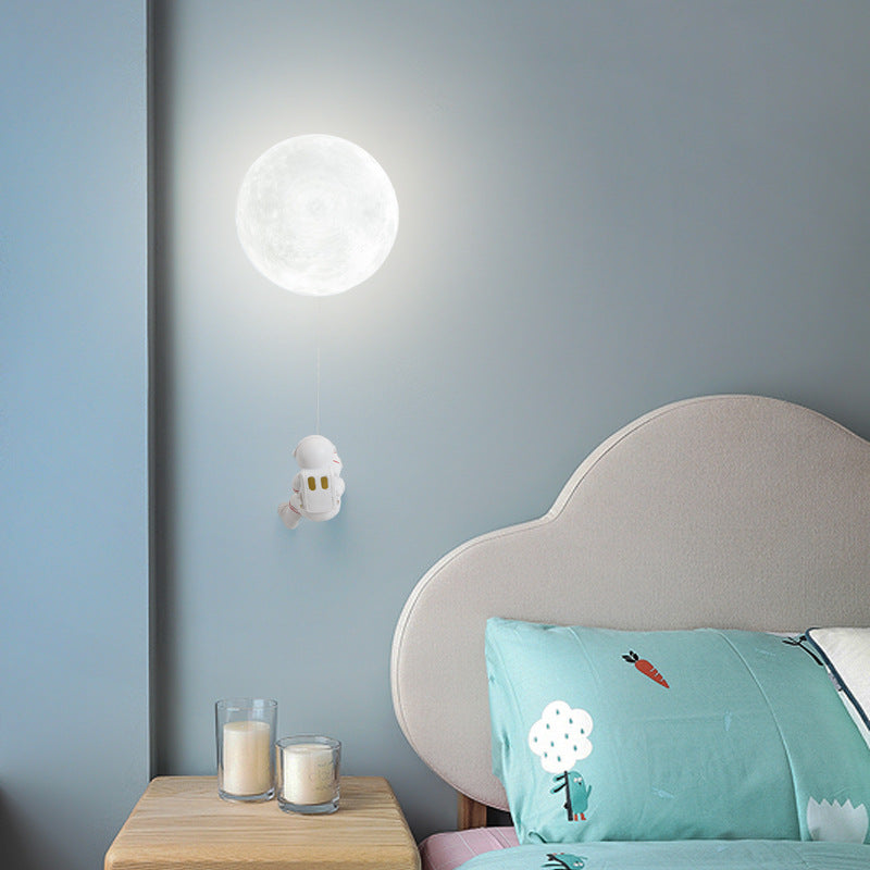 Freyza | Applique murale intérieure blanche en résine – Chambre et salon modernes