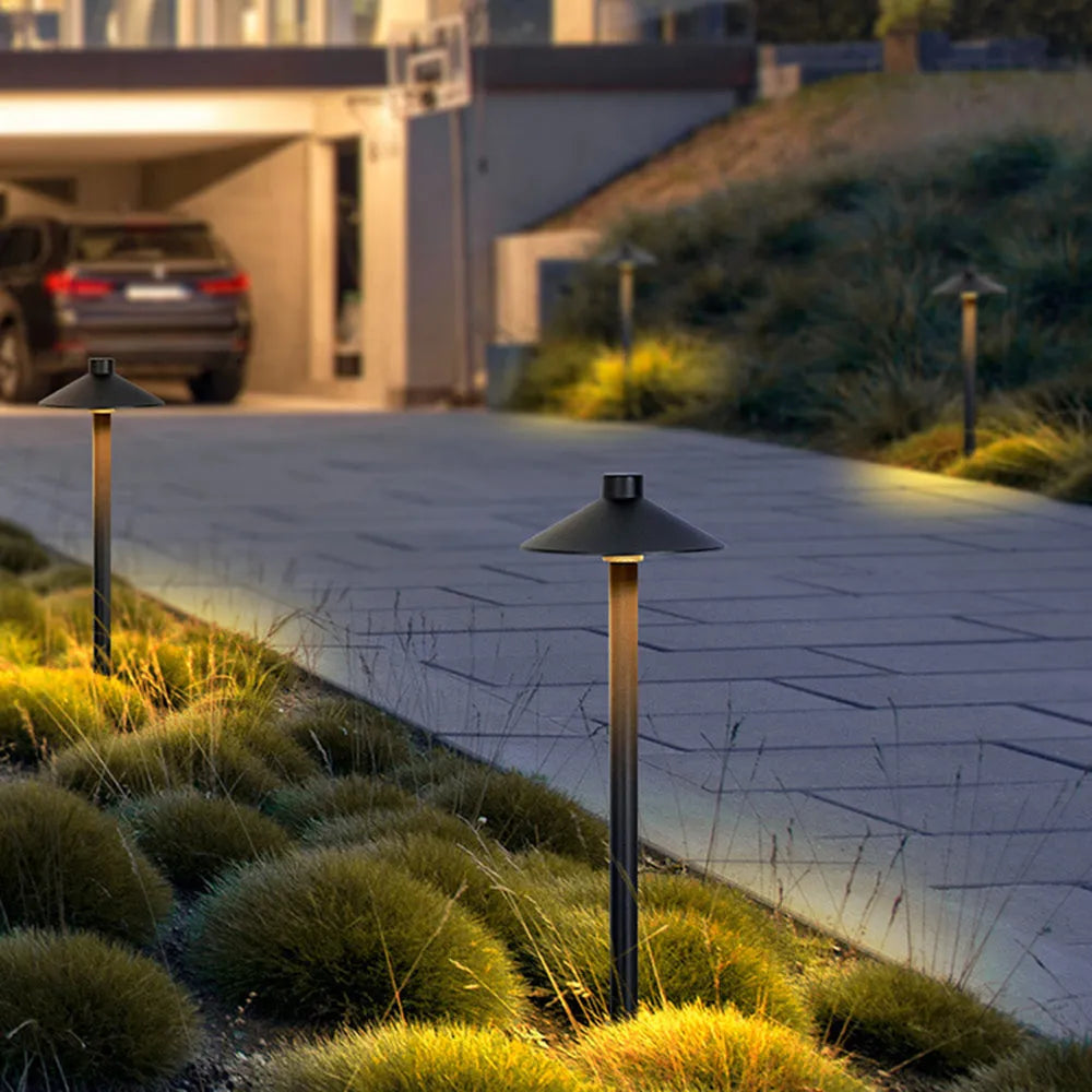 Freyza | Drex Contemporary Metal Black Outdoor Light – Contemporary Garden Exterior Patio