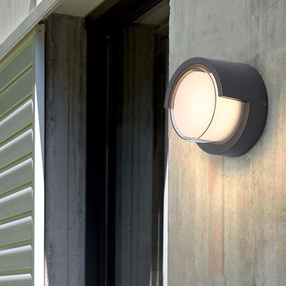 Freyza | Applique murale extérieure noire – Éclairage moderne pour jardin, porche et extérieur
