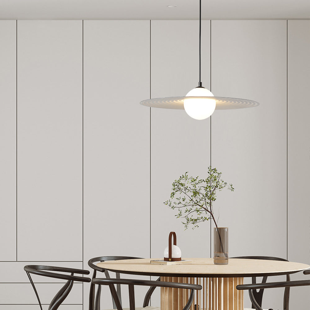Freyza | Suspension noire et blanche – Cuisine et salle à manger minimalistes