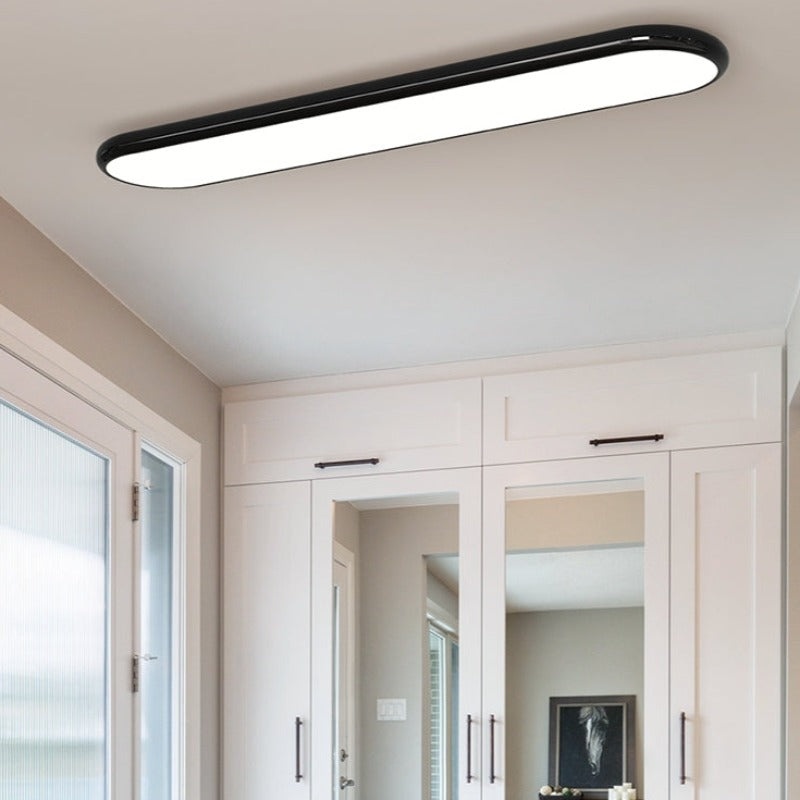 Freyza | Plafonnier noir et blanc – Moderne pour chambre, couloir et cuisine