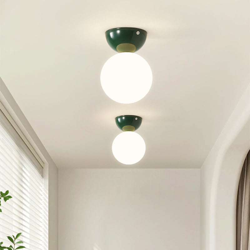 Freyza | Plafonnier affleurant en verre – Moderne pour chambre, couloir et cuisine