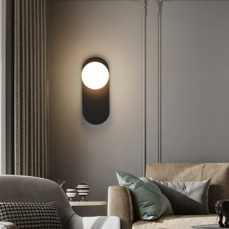Freyza | Applique murale d’intérieur noir et or – Chambre et salon modernes
