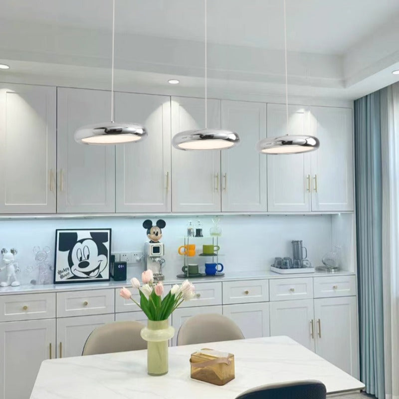 Freyza | Suspension noire et argentée – Cuisine moderne et salle à manger
