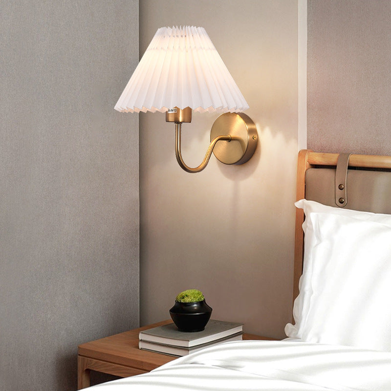 Freyza | Applique murale intérieure noire en laiton – chambre et salon nordiques