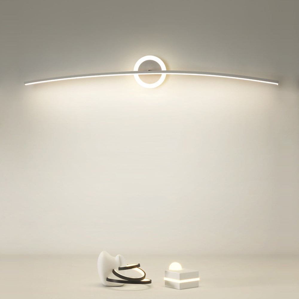 Freyza | Applique de meuble-lavabo blanche – Miroir moderne pour meuble-lavabo de salle de bains