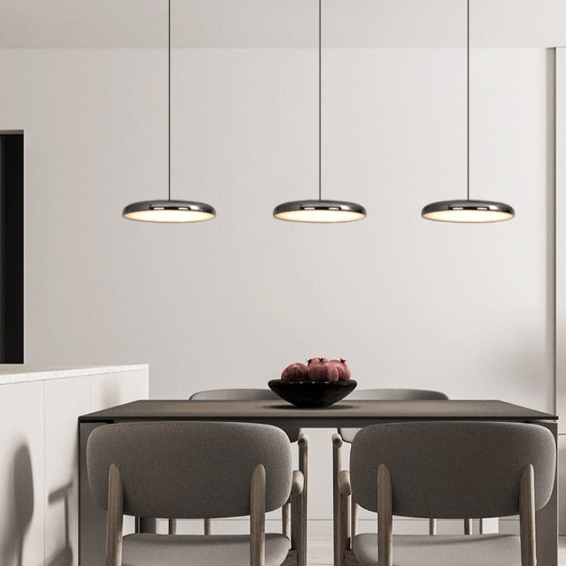 Freyza | Suspension noire et argentée – Cuisine moderne et salle à manger