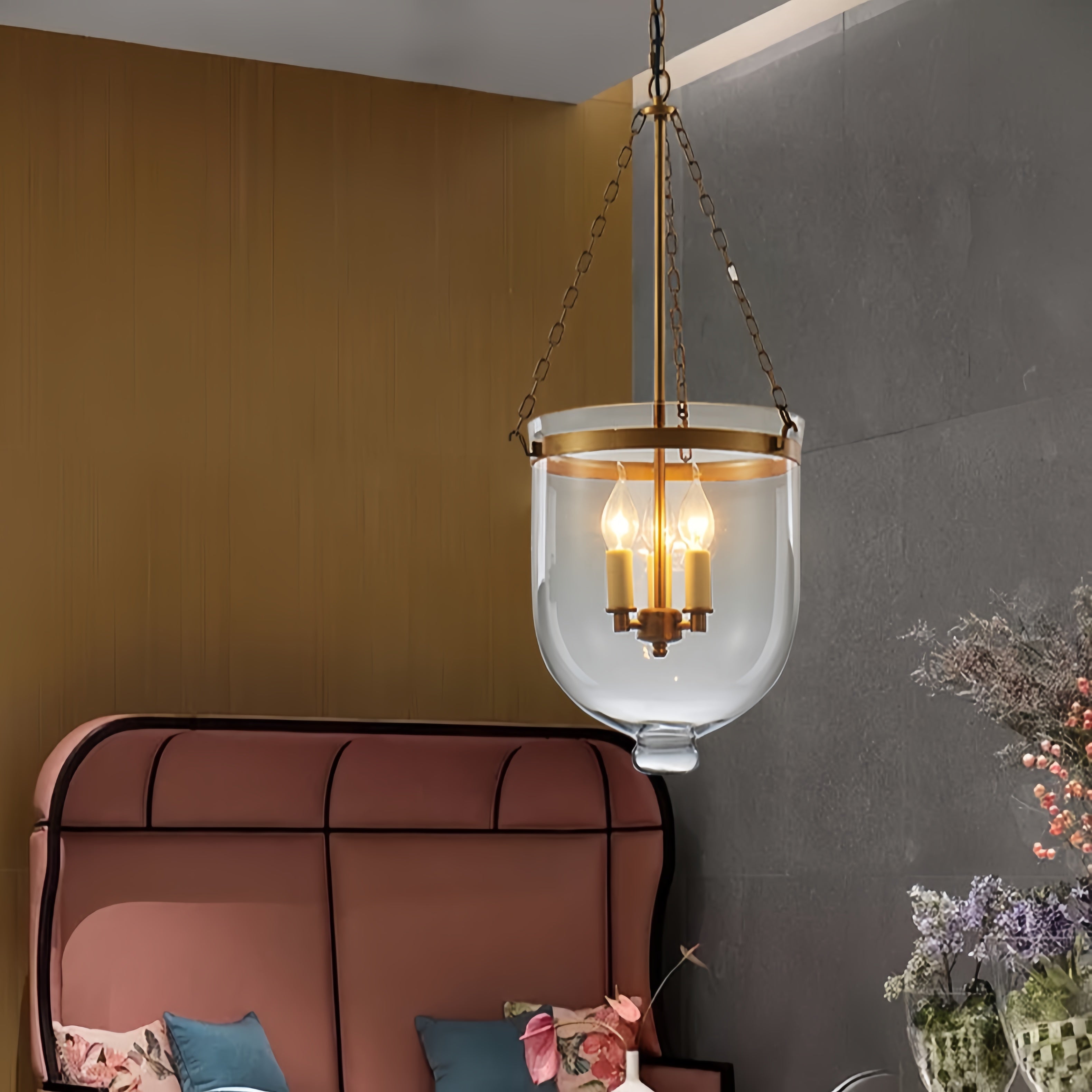 Freyza | Silva Industrial Candle Pendant Light – Industrial Kitchen Dining Room
