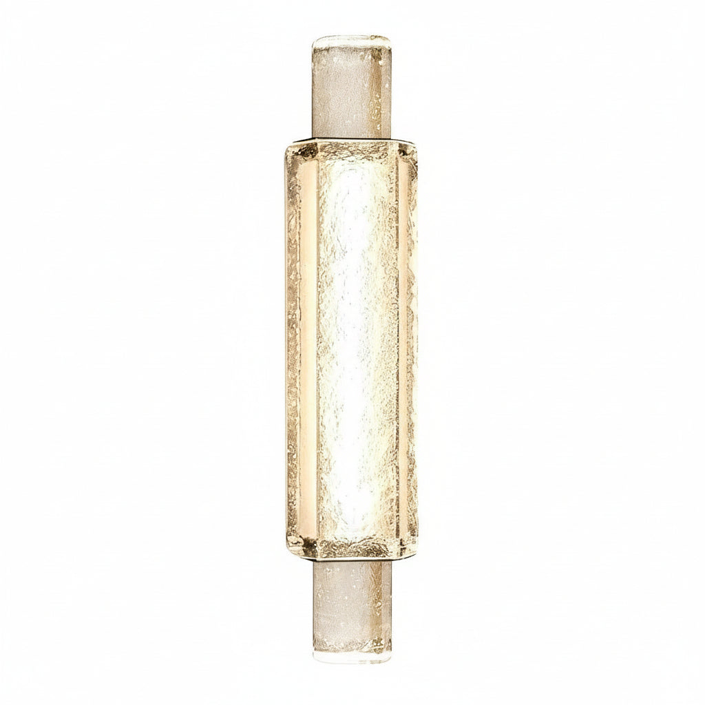 Freyza - LED Wall Sconce Light – Modern Minimalist Crystal Titanium Gold (Small / Large)