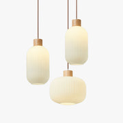 Freyza | Suspension en verre blanc – Cuisine moderne et salle à manger