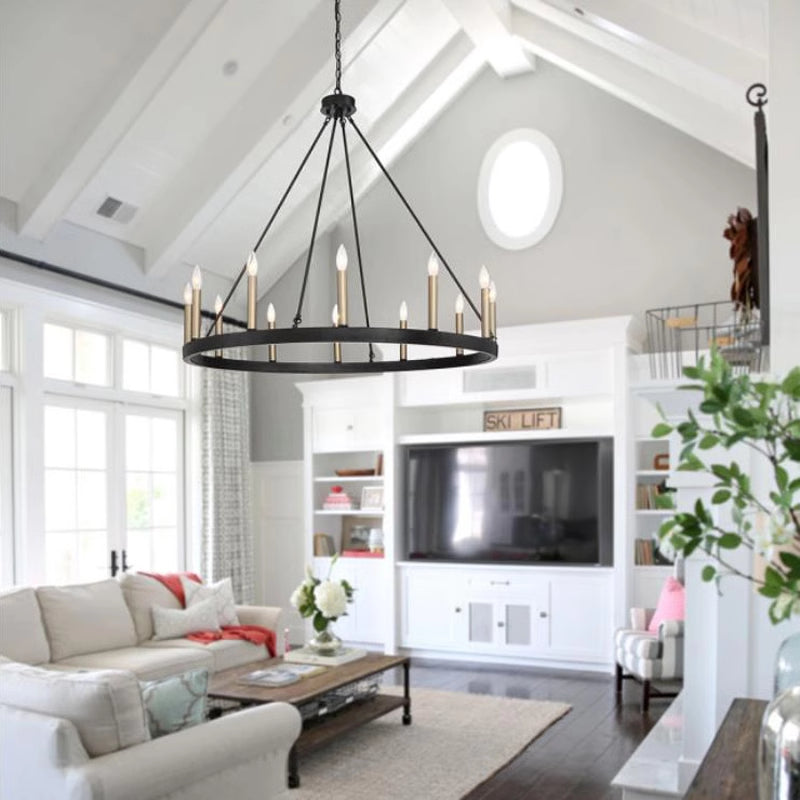 Freyza | Silva Modern Industrial Chandelier – Modern Dining Room Living Room