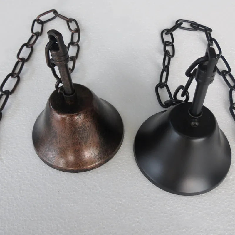 Freyza | Suspension Silva en verre noir – Luminaire suspendu industriel pour cuisine et salle à manger
