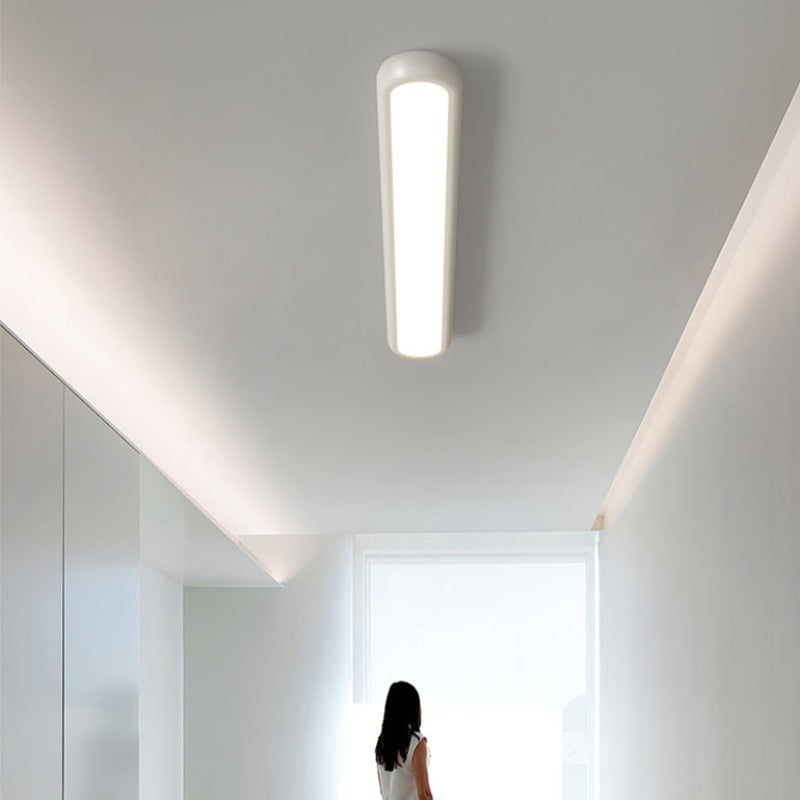 Freyza | Plafonnier noir et blanc – Moderne pour chambre, couloir et cuisine