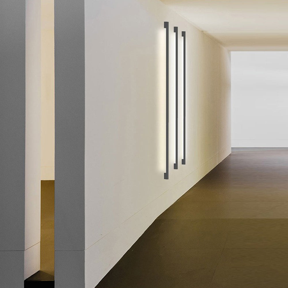 Freyza | Liora applique murale intérieure noire, moderne et fine – chambre et salon modernes
