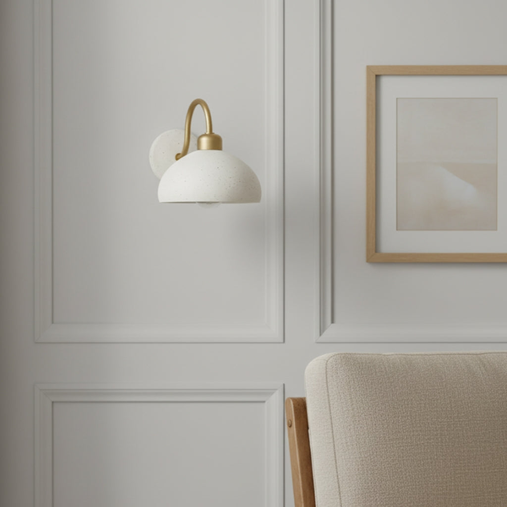 Freyza | Brass Ceramic Wall Light – Bedroom Hallway