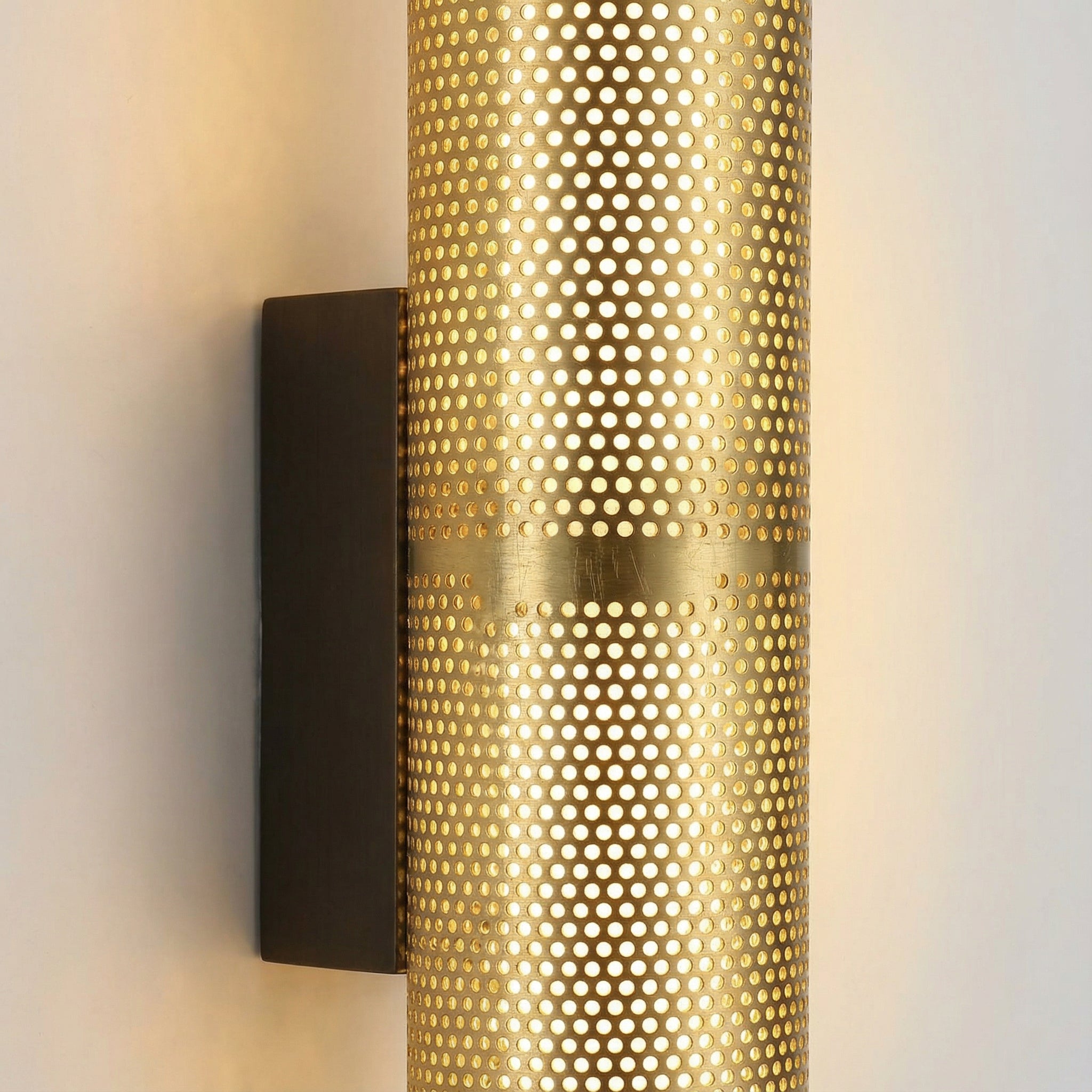 Freyza - LED Wall Sconce Gold Mesh Indoor Accent Light Bathroom Vanity 40cm / 16in 12W