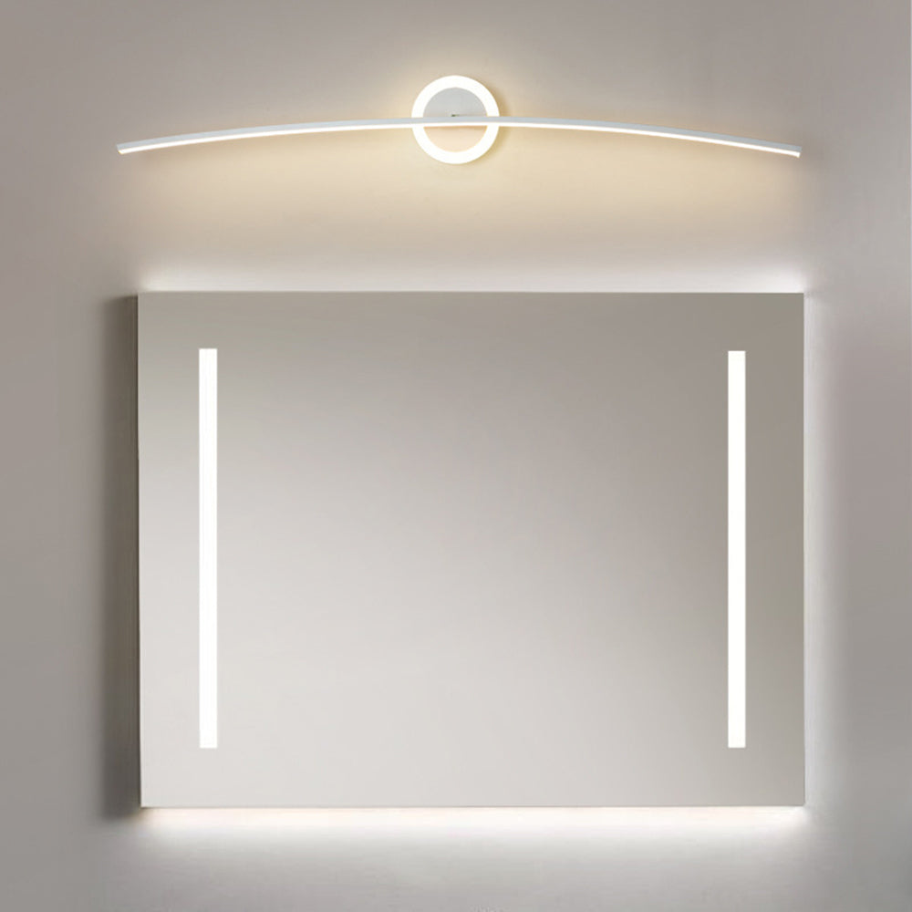 Freyza | Applique de meuble-lavabo blanche – Miroir moderne pour meuble-lavabo de salle de bains