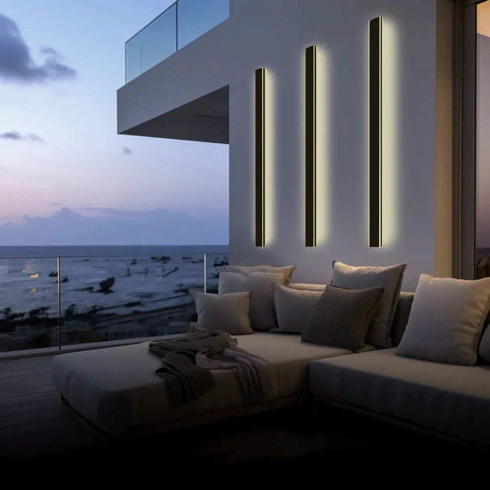 Freyza | Silex Linear Outdoor Outdoor Wall Light – Garden Porch Exterior