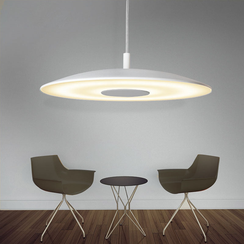 Freyza | Suspension blanche en nickel – Cuisine moderne, salle à manger
