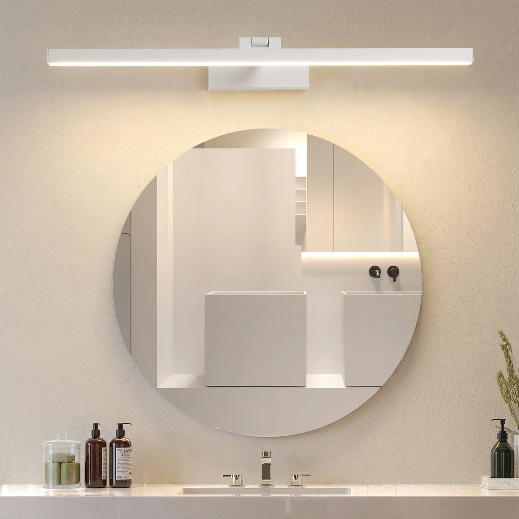 Freyza - LED Vanity Light Bathroom Mirror Sconce 180° Adjustable Aluminum Waterproof 40cm-110cm