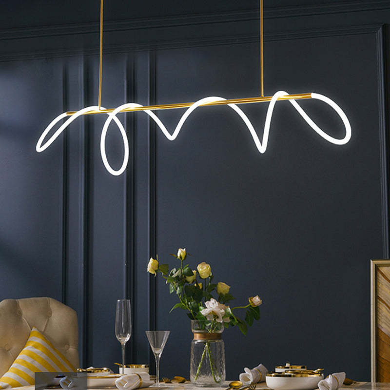 Freyza | Suspension dorée – Cuisine et salle à manger