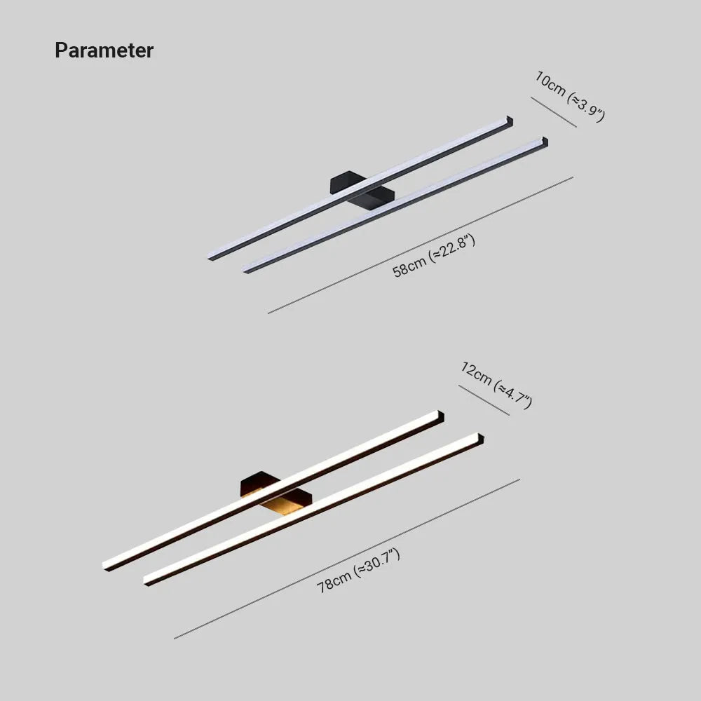 Freyza | Plafonnier encastré – Moderne, pour chambre, couloir et cuisine