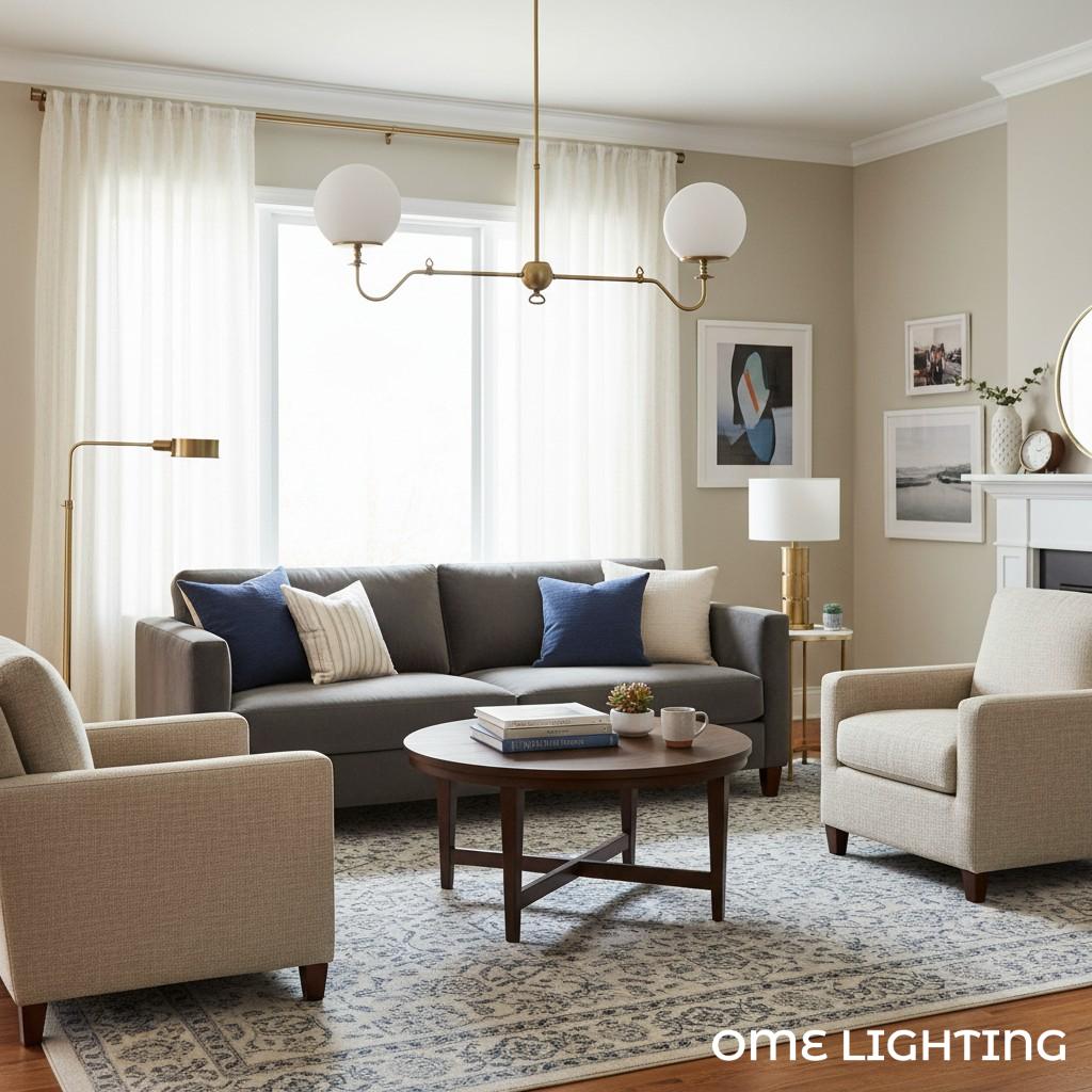 Freyza | Messing-Glas-Kronleuchter – Esszimmer Wohnzimmer