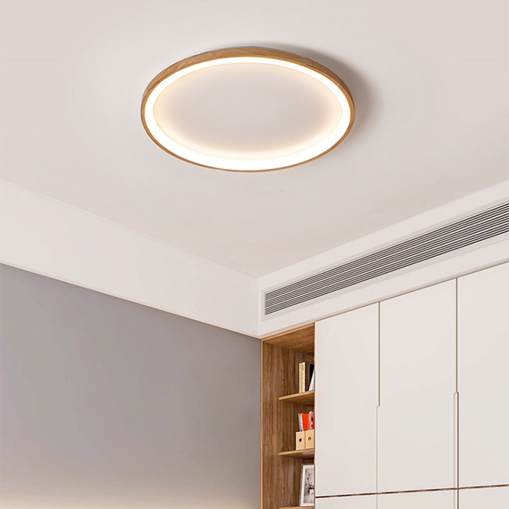 Freyza | Plafonnier en bois affleurant – Chambre, couloir, cuisine