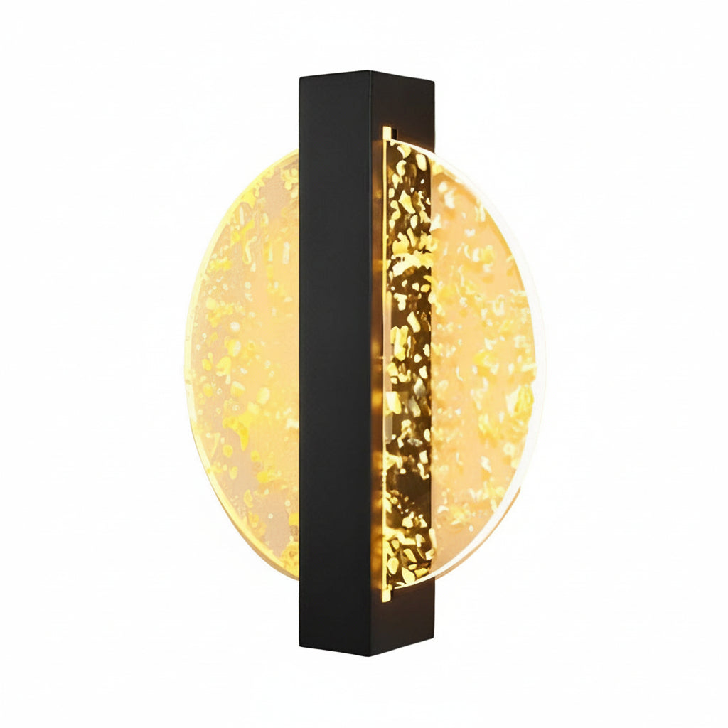 Freyza - LED Wall Sconce Light – Modern Nordic Geometric Acrylic Bedside (25x20cm / 9.8x7.9in)