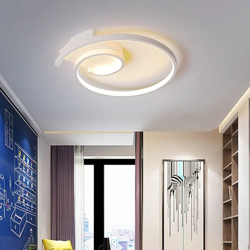 Freyza | Plafonnier noir et blanc – Moderne pour chambre, couloir et cuisine