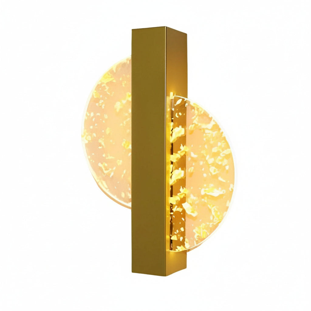 Freyza - LED Wall Sconce Light – Modern Nordic Geometric Acrylic Bedside (25x20cm / 9.8x7.9in)