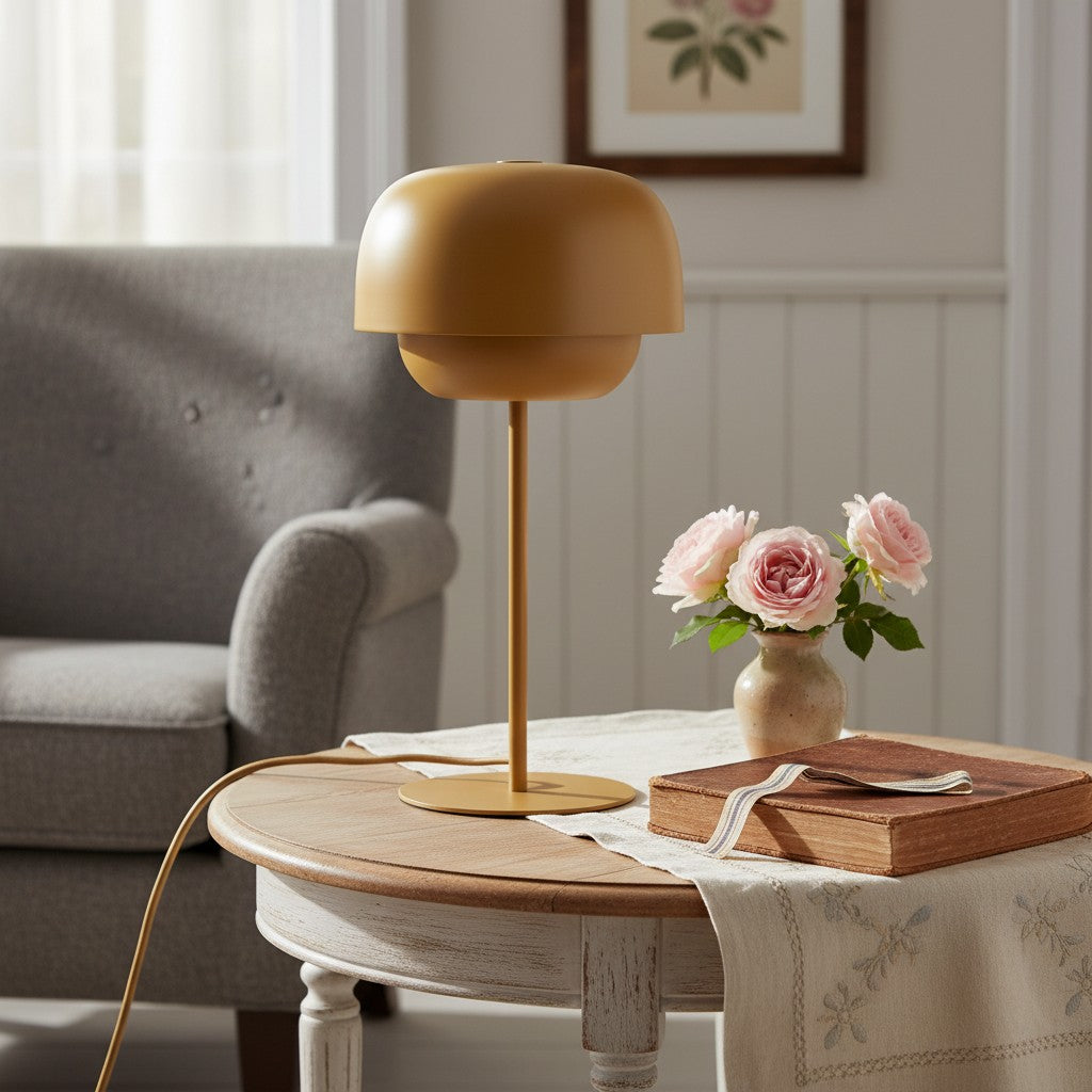Freyza | Tischlampe – Zeitgemäße Nachttischlampe fürs Schlafzimmer