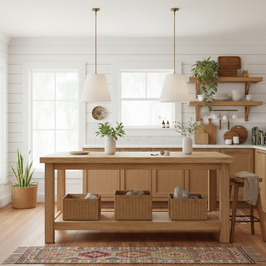 Freyza | Grace Fabric  Pleated Shade Pendant Light
