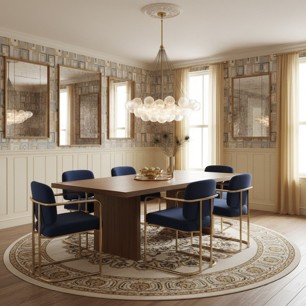 Freyza | Glass Chandelier – Dining Room Living Room