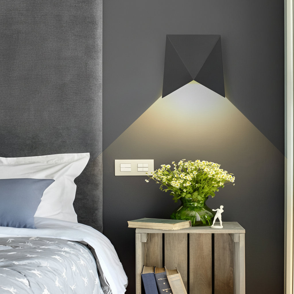 Freyza - Moderne geometrische Außenwandleuchte - Wasserdichtes Aluminium LED (5W)